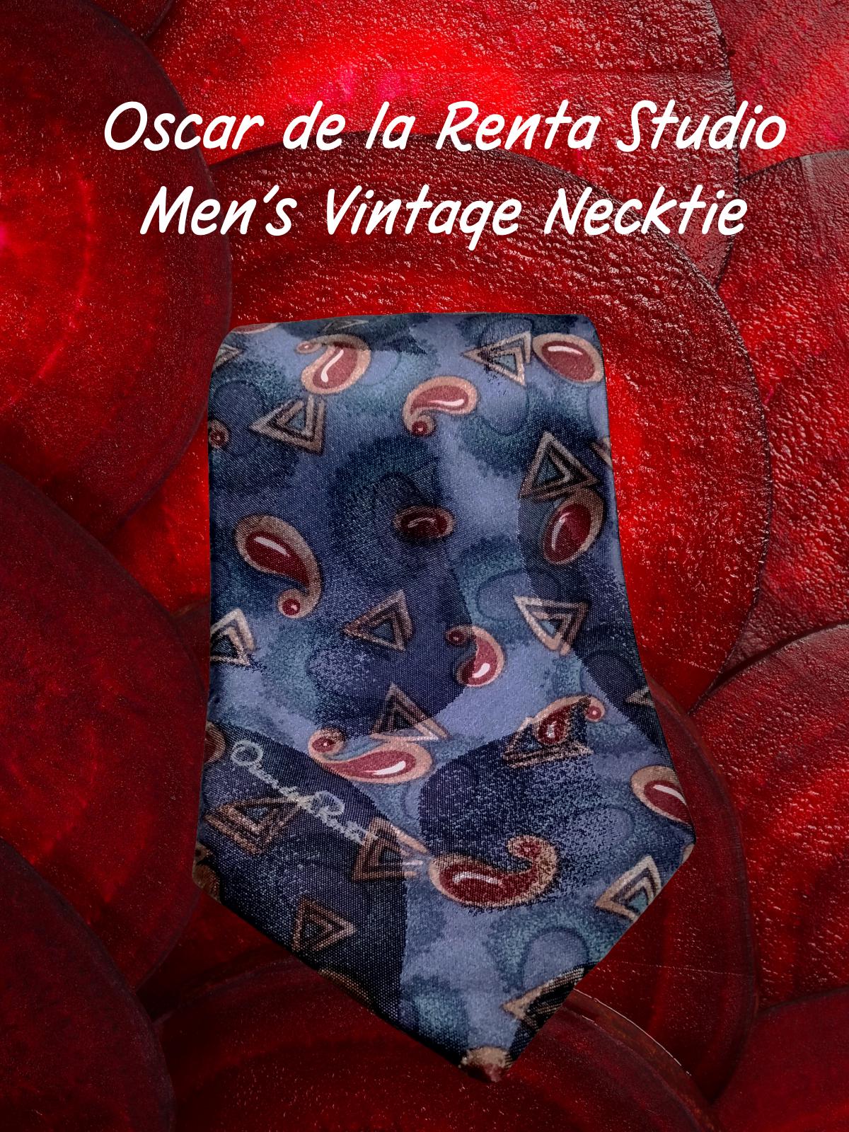 Oscar De La Renta Tie - Etsy