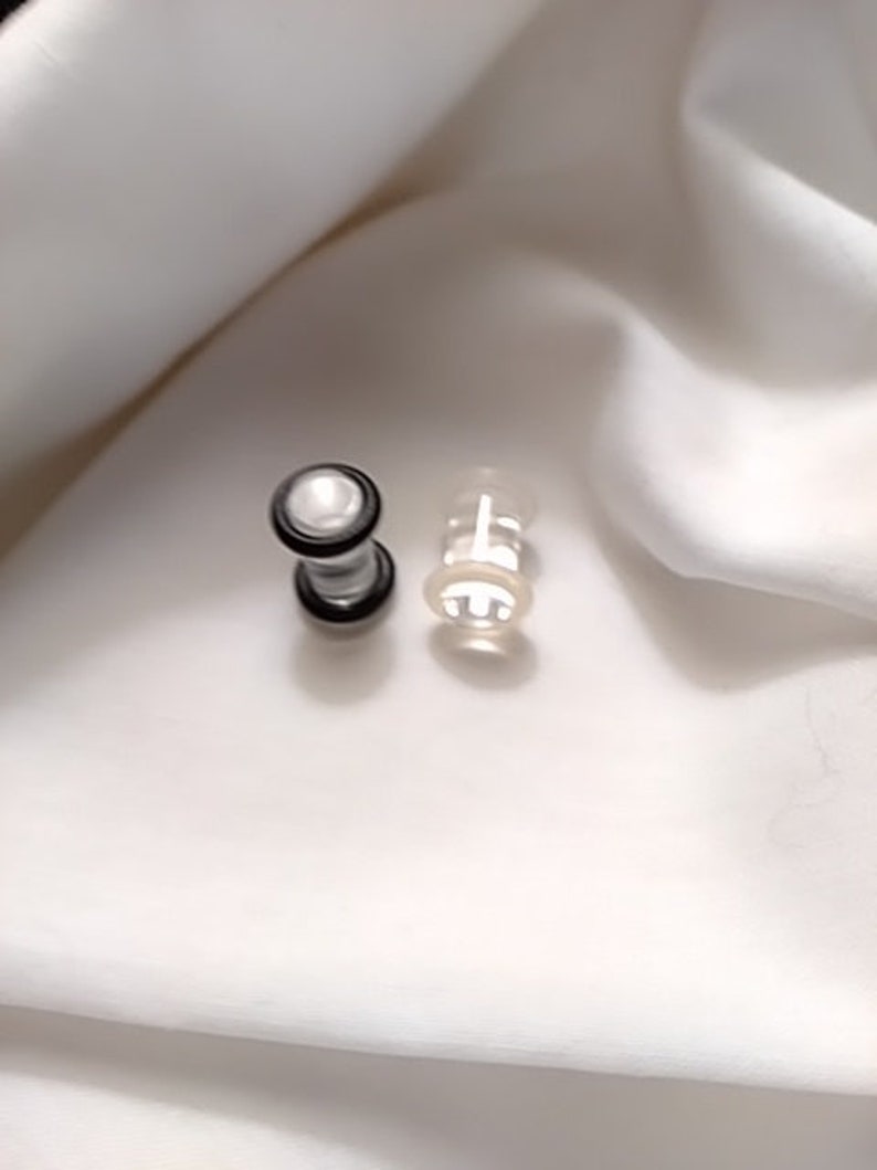 2G Retainer Medical Jewelry Ear Plug for Pierced Ears One Half Etsy