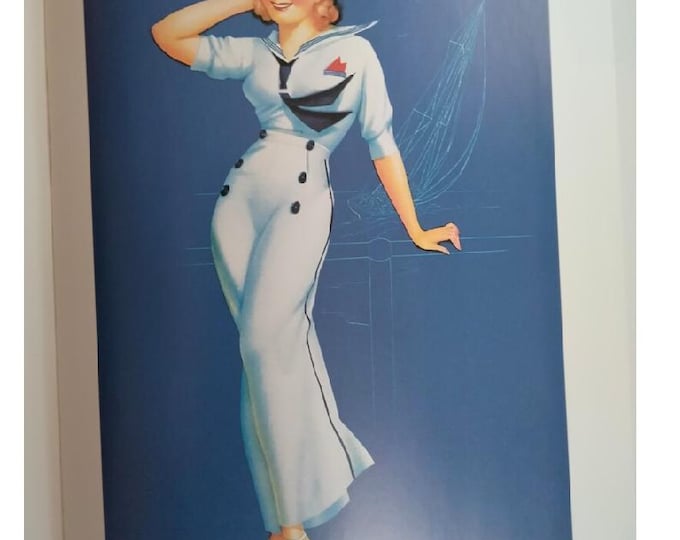WWII Pinup Girl Art | Retro 1940s Glamour | Vintage Prints & Posters