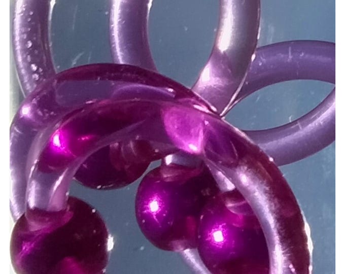 10G UV Purple Captive Bead Ring | Piercing Jewelry for Ears, Nose, Nipple & More | Sold Individually
