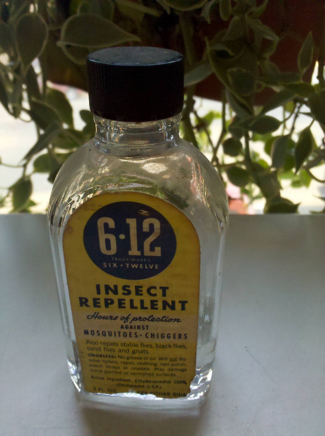 Vintage Bottle of 6 12 Insect Repellant Etsy