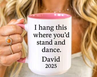 Personalized Memorial Mug, Custom Name Year Remembrance Gift, Ceramic Coffee Cup