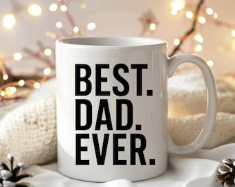 Dad Ever Ceramic Mug, Father's Day Birthday Gift for Men