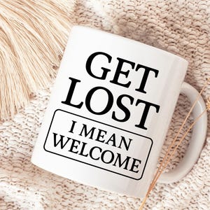 面白いコーヒーマグ、皮肉な迷子マグ、失礼なオフィスユーモアカップ、友人へのジョークギフト、同僚へのコーヒーマグ、斬新な新築祝いギフト