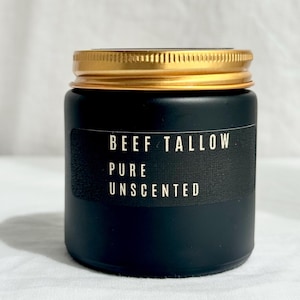 Grass Fed Beef Tallow Face Balm: Organic Tallow Moisturizer
