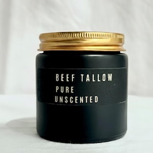 Sebo de res batido XL (100-800 g): Loción de sebo de res alimentado con pasto