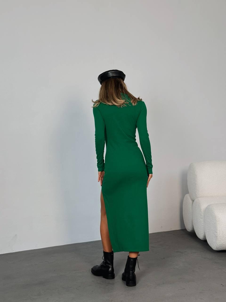 green knit bodycon dress Green Bodycon Button Sweater Dress & Reviews - Green - Dresses main image 0