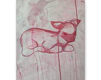 Cordeiro em Gesso | Tela