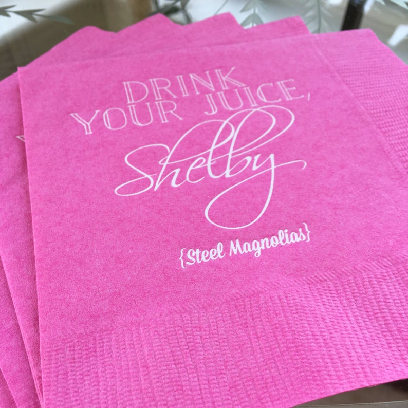 Steel Magnolias inspired Movie Quote Blush and Bashful Etsy