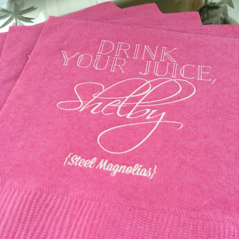 Steel Magnolias inspired Movie Quote Blush and Bashful Etsy