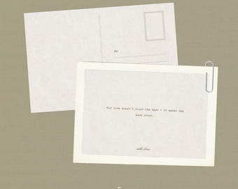 Military Deployment Postcards Set #2: Love Quotes, Encouragement Notes (Digital Download)