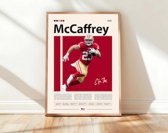 Christian Mccaffrey San Francisco 49ers Signed Photo Autograph