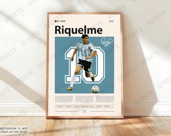 Riquelme Boca Juniors Art Print - Etsy