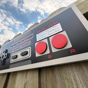 Individuelles NES Controller Holzschild aus Holz
