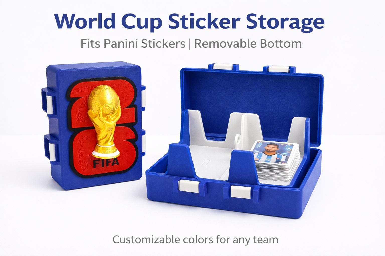 From Adda Sticker Box World Cup Sticker Organizer Box, Panini Collector Storage Case ...