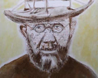 Konsttryck av Sankt Damien av Molokai | Katolsk missionär (digital nedladdning)