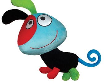 HAFFO' - "Discovery Dog" - Plush character toy inspired by Modern Art of Joan Miro'