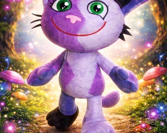 FASSO/Picasso - plush character toy inspired by Modern Art of Spanish painter and sculptor Pablo Picasso'