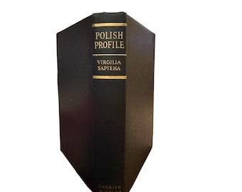 Portrait signé de Virgilia Sapieha, princesse polonaise de la Seconde Guerre mondiale, 1940. Première édition.