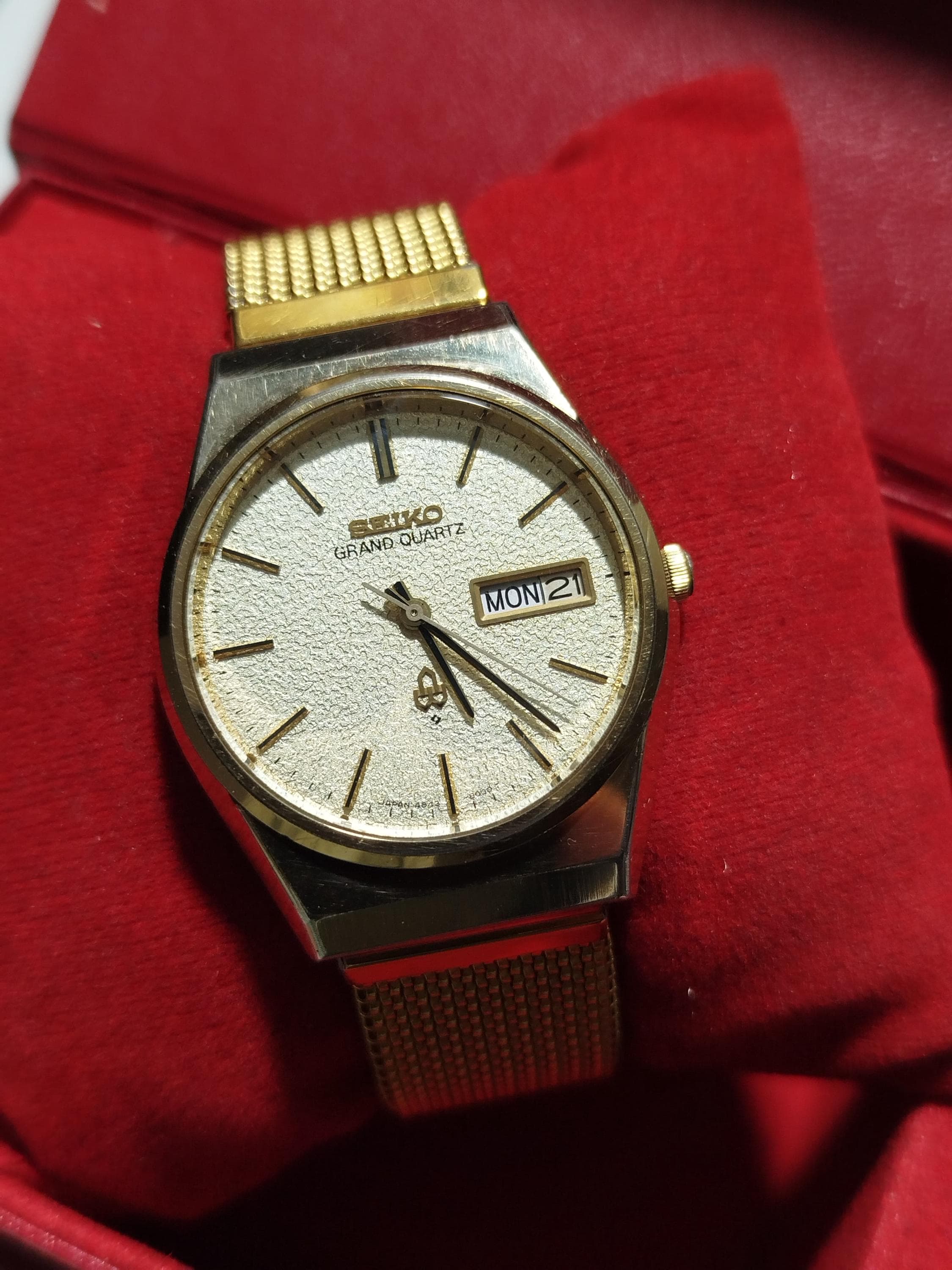 SEIKO GRAND QUARTZ 腕時計 WTS/WTT] Rare JDM Grand Seiko SBGX071 : r/WatchExchangeCanada