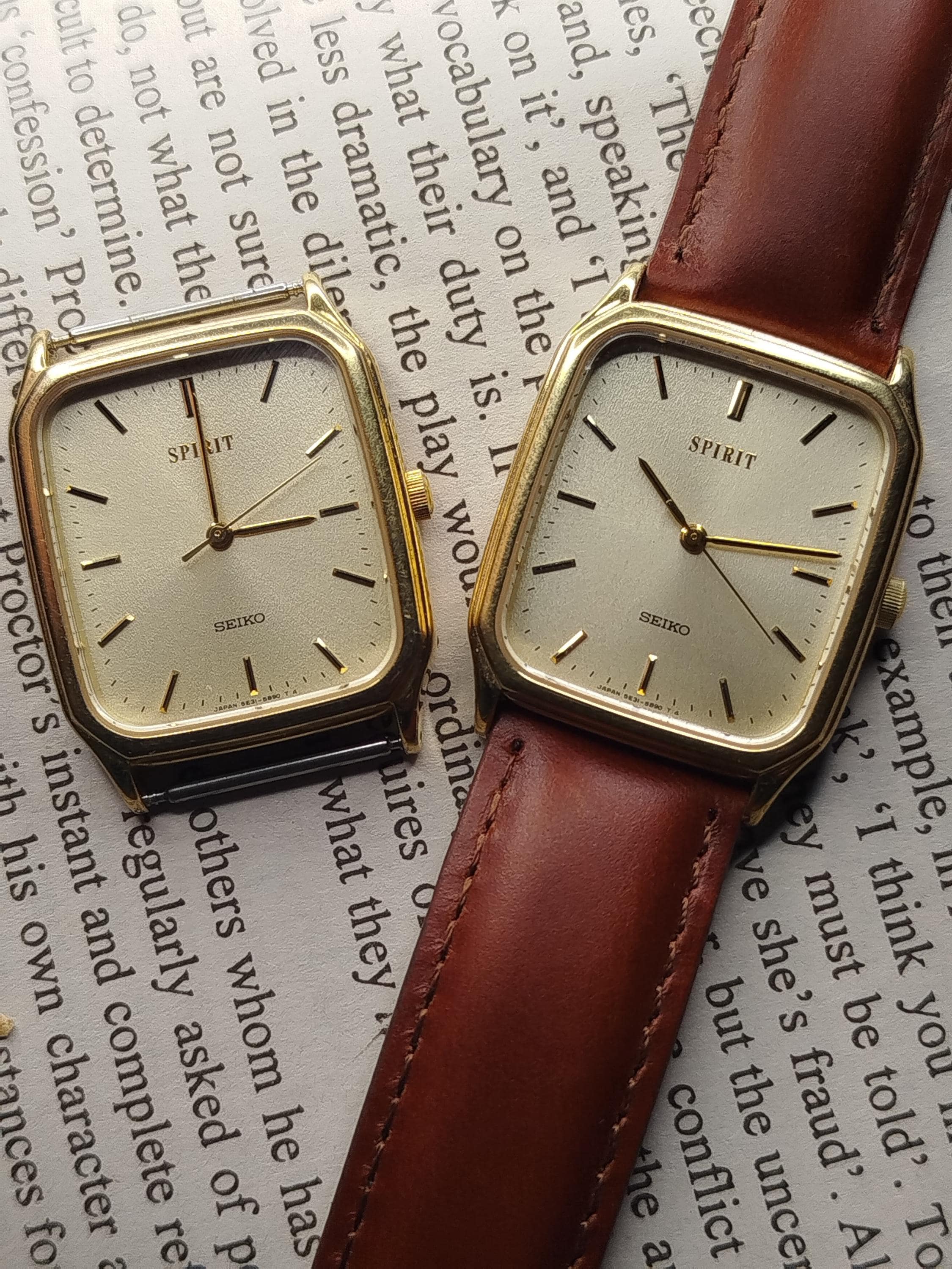 Seiko Spirit Tank - Etsy