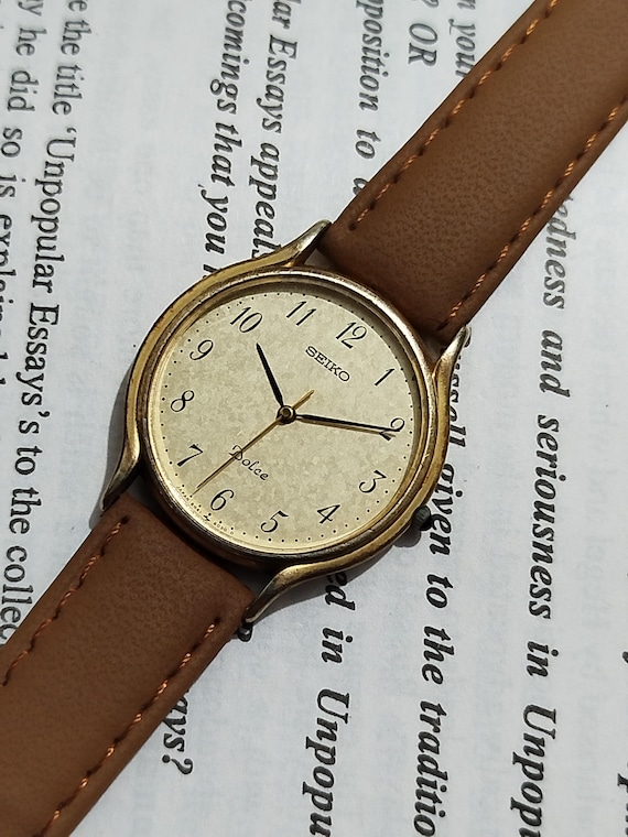 ヴィンテージ セイコー ドルチェ クォーツ 33mm 8N41 6010 ヴィンテージ セイコー ドルチェ クォーツ 33mm 8N41 6010