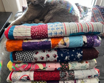 Baby Blanket - Pet Quilt - 30x40 - Baby Shower Gift - Cat or Dog Quilt