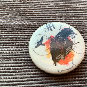 AFI Button Pack A Fire Inside Davey Havok Pinbacks Buttons Pins Embroidery Created by Me Featuring Album Art I Heard a Voice