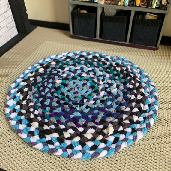 7 MINIATURE Braided Rug 112 Scale Dollhouse Rug Etsy