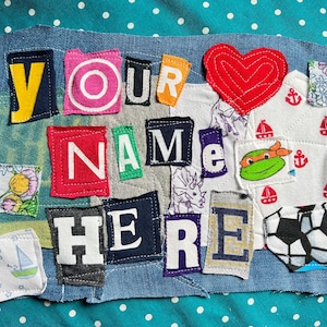 Panic Punk Patch - Sew On Scrappy Mending DIY - Custom Patches Available!