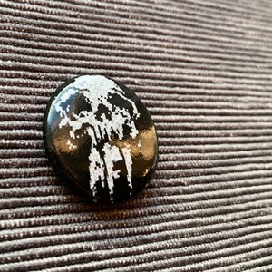 AFI Button Pack A Fire Inside Davey Havok Pinbacks Buttons Pins Embroidery Created by Me Featuring Album Art AFI Skull