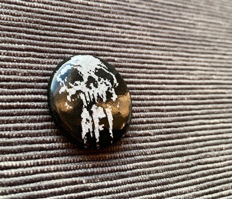 AFI Button Pack A Fire Inside Davey Havok Pinbacks Buttons Pins Embroidery Created by Me Featuring Album Art AFI Skull