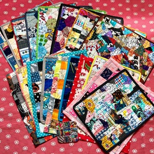 Doll Throw Quilt - 1:6 Scale or 1;12 Scale - Miniature Dollhouse