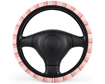 Zuckerstange Auto Lenkradabdeckung gestreift Süsses Urlaubs Accessoire