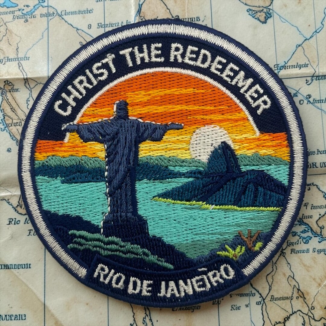 Hq Rio Patch Rio De Janeiro Patch 3 Inch Iron on Embroidered Christ the Redeemer ...