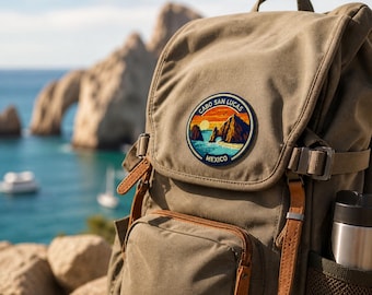 Cabo San Lucas Mexico Patch: Embroidered Sunset Beach Travel Souvenir (3 Inch)