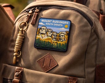 Mount Rushmore Embroidered Patch: South Dakota National Park Souvenir (3 Inch)