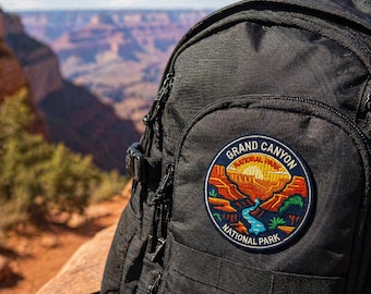 Grand Canyon National Park Embroidered Patch – Arizona Travel Souvenir Badge (3 Inch)