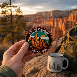 Bryce Canyon National Park Embroidered Patch – Utah Travel Souvenir Badge