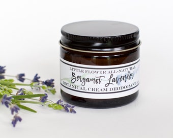 Lavender Deodorant, Natural Deodorant ,No Aluminum, Herbal Deodorant, Botanical deodorant, organic deodorant, no aluminum, cream deodorant