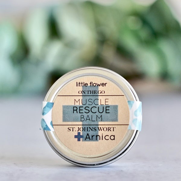 Muscle Rescue Balm,  Salve, Arnica Salve, Eczema Salve, Herbal Salve, solid lotion, body lotion, organic lotion, natural