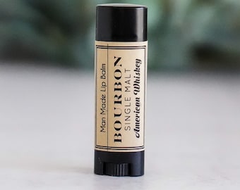 Bourbon Lip Balm, Mens Gifts, Dad Gift, Gifts for beer and wine lovers, Gift For Dad, for Foodies, Gifts for whiskey lovers, All Natural