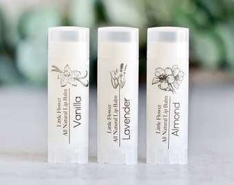 High Quality Chapstick Set of 3 - Stocking Stuffer for Women and girls handmade lip balm 3 Pack Christmas gift idea for wife daughter friend