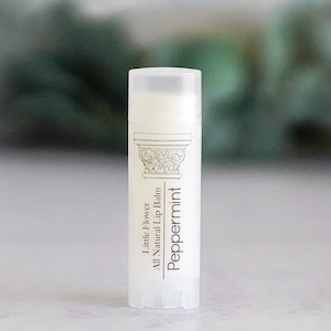 Peppermint Lip Balm, Natural Chapstick, Lip Balms Shea butter, Flavored Lip Balm, Handmade Lip Care, Moisturizing Chapstick, Lip Butter