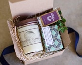 gift for her, custom gift, women gifts, New Job Gift, New Homeowners, Candle Gift Set, Handmade Soap Gift box, gift from daughter, spa gift
