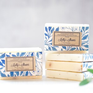 Custom Label Bridal Shower Favors - Handmade Handmade Soap Favors