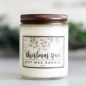 Christmas Candle & Soap Gift Set, Christmas Home Decor, Holiday Decor, gift idea, gift for Holiday, Holiday gift for mom, Holiday gift idea image 6