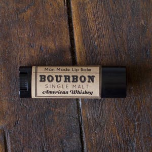 Gift for Him Bourbon Whiskey Lip Balm Stocking Stuffer for men women Christmas Gift Idea adults 2023 chapstick image 7