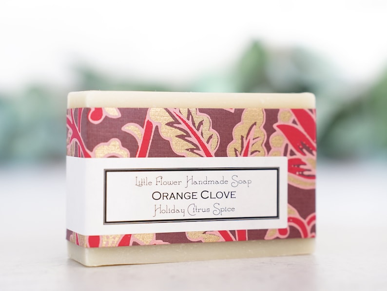 Orange Clove Bar Soap, Natural Soap, Handmade Soap, Homemade Soap, All Natural soap 3.5 oz Bar