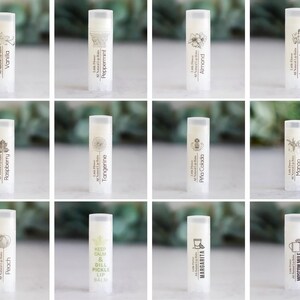 The Little Flower Soap Co - Almond Flavor Lip Balm - Natural Chapstick, Shea butter, Handmade Lip Care, Moisturizing Chapstick, Lip Butter image 3